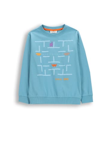 Coccodrillo Langarmshirt aus Baumwolle in blau