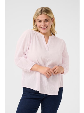 KAFFE curve Bluse langarm KCsilla Regular fit in Lilac Snow