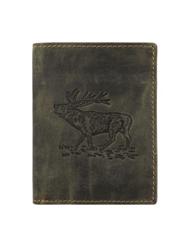 Greenburry Vintage Geldbörse Leder 9.5 cm stag