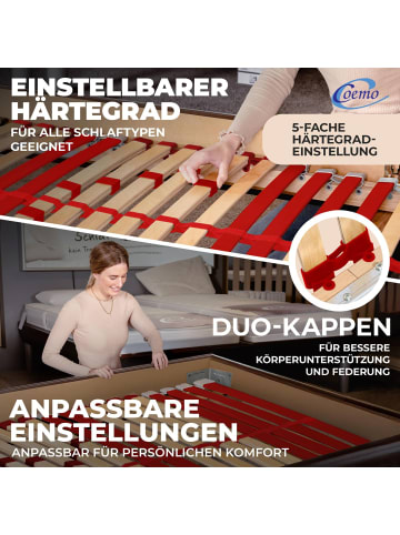 Coemo Lattenrost RUBY in Natur