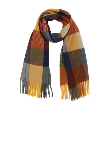 Faera Eleganter Schal mit Fransen für stilvolle Winter-Looks. in Grau