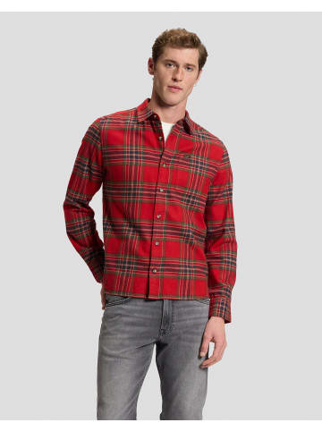 Lee Langarmhemd Leesure in Red Tartan