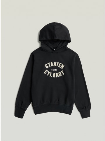 G-Star Raw Boys Rand Hoodie Sweatshirt dk black