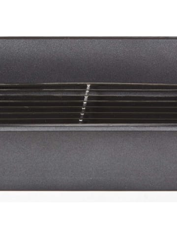 5five Simply Smart Bratform mit Rost und Griffen, Edelstahl in Schwarz, 37 x 29 x 5,5 cm