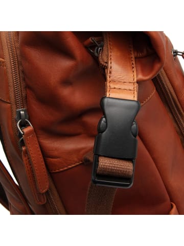 The Chesterfield Brand Remo Daypack Leder 47 cm Laptopfach cognac