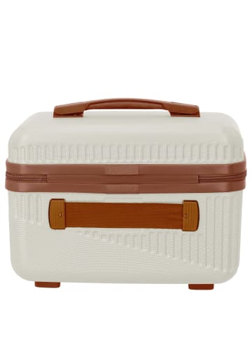 travelite Bali - Beautycase 36 cm (schwarz) in weiÃŸ/cognac