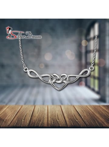 SilberDream 925 Sterling Silber Damen SilberDream Halsketten Tribal  ca. 45cm
