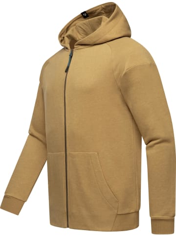 ragwear Kapuzensweatjacke Zenway in Brown Sugar