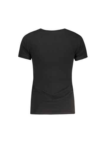 Guess Jeans Schwarzes Baumwoll-T-Shirt