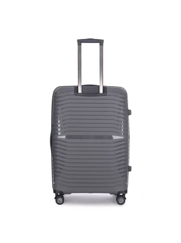 Stratic Bright+ 4 Rollen Trolley L 76 cm mit Dehnfalte in grey