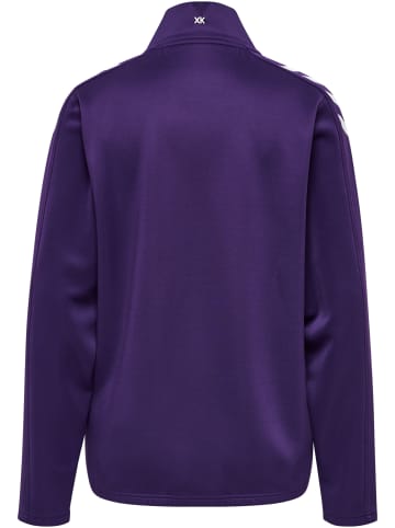 Hummel Halbreißverschluss Sweatshirt Hmlcore Damen in ACAI/WHITE