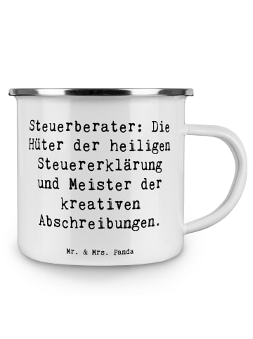 Mr. & Mrs. Panda Kaffeebecher Spruch Steuerberater Helden mit Sp... in Weiß