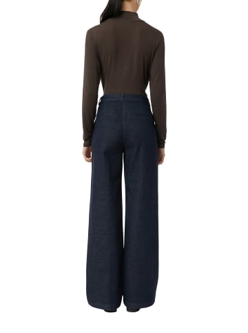 comma Langarmshirt in schoko