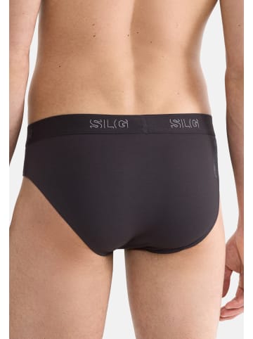 Sloggi Slip / Unterhose SLG Base in Marine / charcoal
