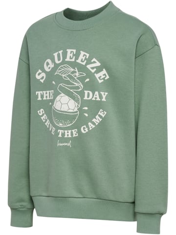 Hummel Sweatshirt Hmljr Graphic Kinder in GREEN BAY