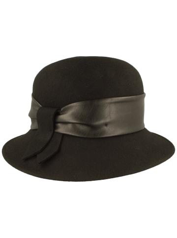 BREITER Filzhut in schwarz