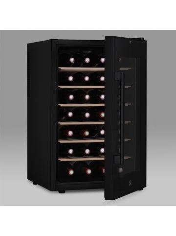Les Petits Champs Weinkühlschrank 28 Flaschen CAVCB28 Schwarz Energieklasse G