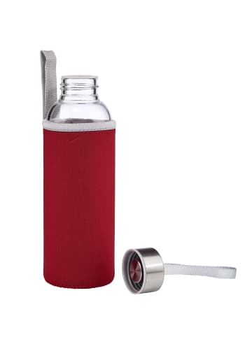 Butlers Trinkflasche mit Tasche 500ml SMOOTHIE in Rot