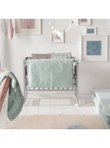 roba Lil Planet' Bettwäsche-Set 2-tlg, Bio-Baumwolle 100 x 135 cm - Frosty Green