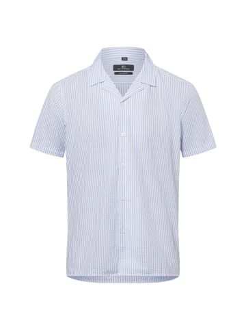 Nils Sundström Freizeithemd in hellblau weiß