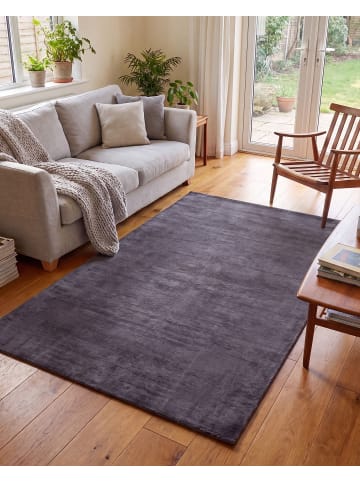 Beliani Kurzflor GESI in Grau - (W) 140 x (H) 1.2 x (L) 200 cm