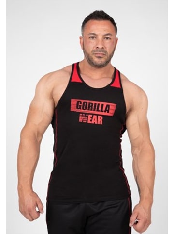 Gorilla Wear Wallace Tank Top - Schwarz/Rot