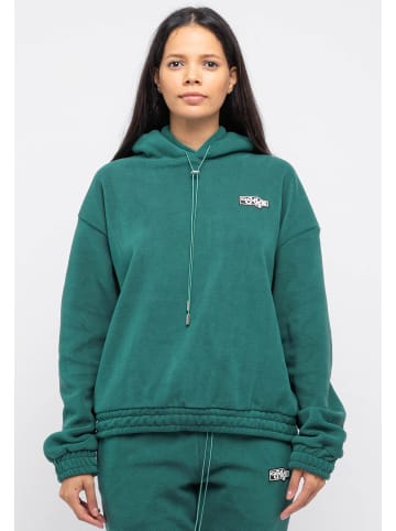 Tom Barron Freizeitanzug Casual Oversize Fleece Tracksuit Fabric 2 Color Batch in grün