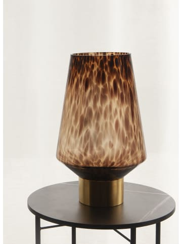 Goebel Vase " Amber Rain " in braun