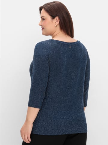 sheego 3/4-Arm-Shirt in Saphir