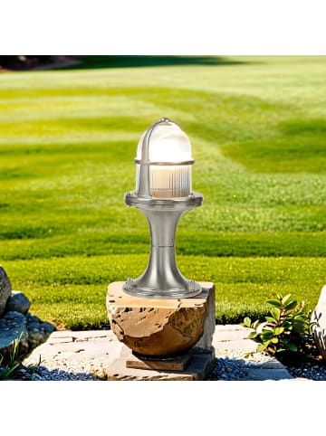 Licht-Erlebnisse Wegeleuchte (B)11.5 x (H)18 cm in Nickel matt