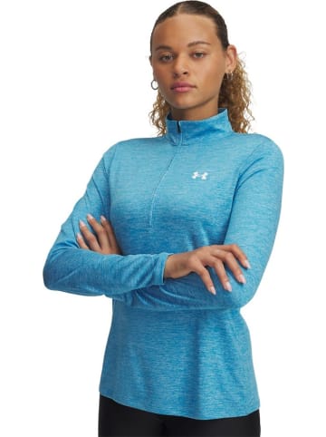Under Armour Pullover "Tech 1/2 Zip-Twist" in Blau