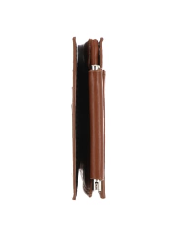 Golden Head Polo Geldbörse RFID Schutz Leder 11 cm Geldscheinklammer in cognac
