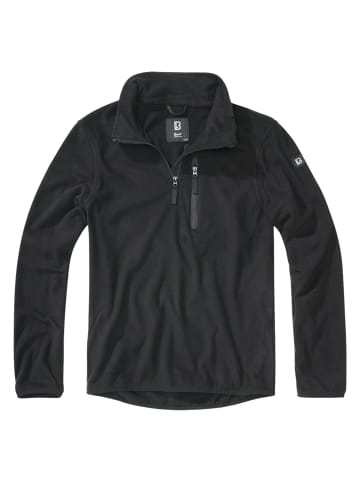 Brandit Half-Zip in black