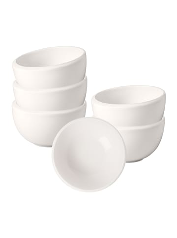 Villeroy & Boch 6er Set Kaffeetasse NewMoon in 180 ml in weiß