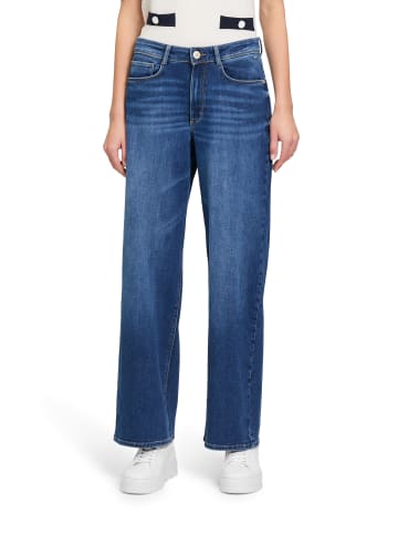 BETTY & CO High Waisted-Jeans mit weitem Bein in Blau