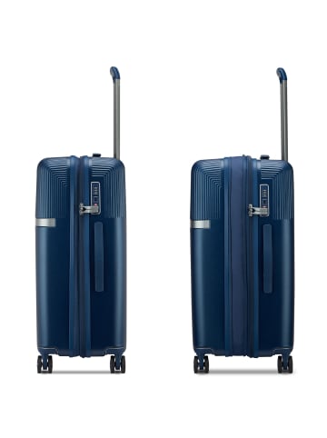 Roncato Airglam 4 Rollen Kofferset 3-teilig mit Dehnfalte in blu notte