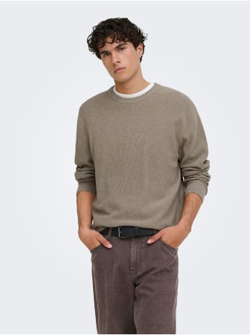 ONLY & SONS Pullover in Desert Taupe 1