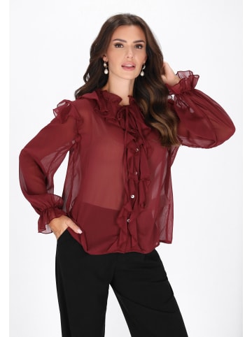 faina Women Blouse in burgundy