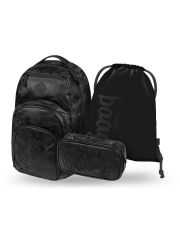 BAAGL 3-tlg. Set: Schulrucksack Coolmate in Violett Onyx