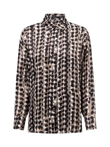 OPUS Bluse Fosmo in melange schwarz - 0001