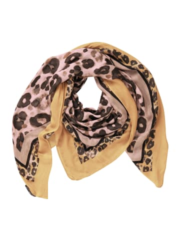 Betty Barclay Tuch mit Aufdruck in Taupe/Yellow