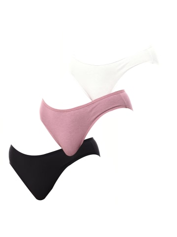 Kisses and Love 3er-Set: Pantys in Multicolored