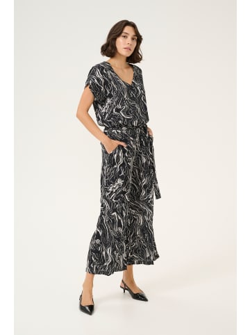 Kaffe Overall KAmira Loose fit in Black/Chalk Graphic Print