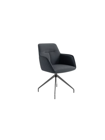 byLiving 2er-Set: Stuhl MEMPHIS in Anthrazit/Schwarz - (B) 62 x (H) 96 x (T) 60 cm