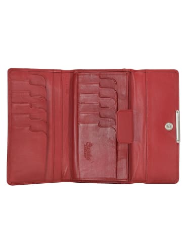 Esquire Helena Geldbörse Leder 18 cm rot