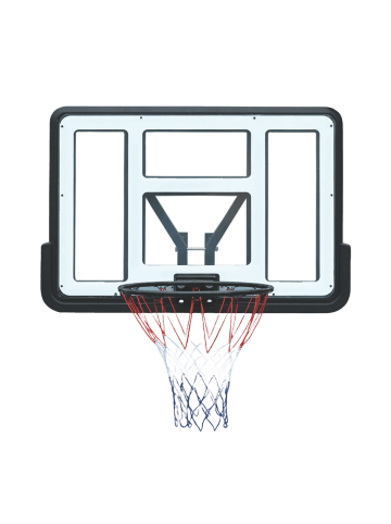 Prosport Basketballnetz und Rückwand in Schwarz 110x35x75cm