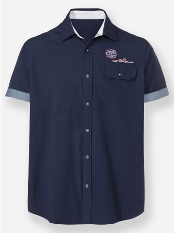 WITT WEIDEN Kurzarm-Hemd in marine
