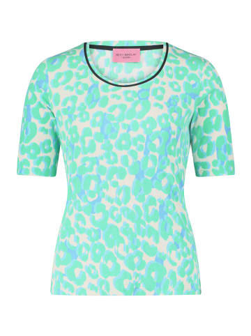 Betty Barclay Basic Shirt mit Rippenstruktur in Green/Blue