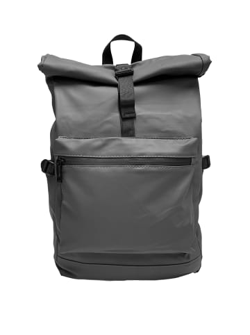 EGOMAXX Toploader Rucksack Rolltop City Backpack in Anthrazit