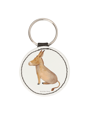 Mr. & Mrs. Panda Anhänger Esel ohne Spruch in Weiß